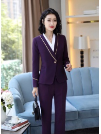 女式短款一?？畚餮b紫色