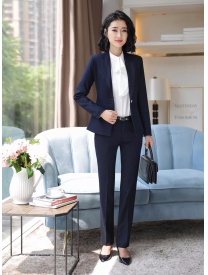 女式西裝藏藍(lán)色